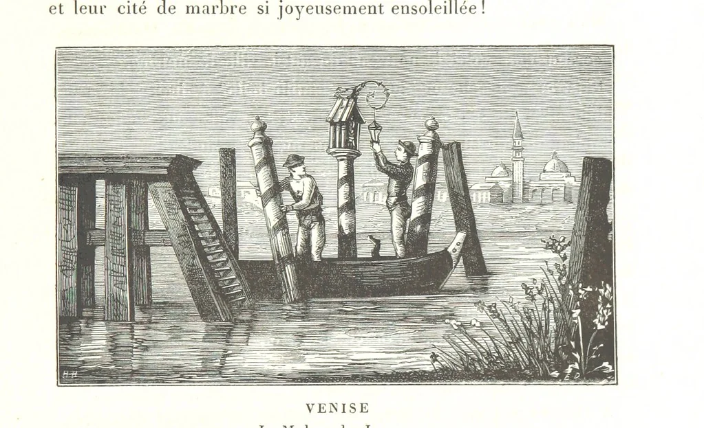 An illustration from Amsterdam et Venise. Ouvrage enrichi de sept eauxfortes par MM. L. Flameng et Gaucherel, et de cent vingt-quatre gravures sur bois, 1876, leaf 35