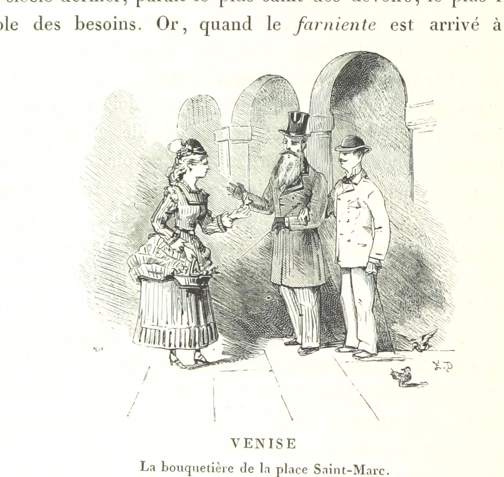 An illustration from Amsterdam et Venise. Ouvrage enrichi de sept eauxfortes par MM. L. Flameng et Gaucherel, et de cent vingt-quatre gravures sur bois, 1876, leaf 350