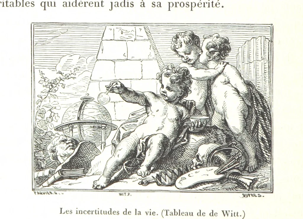 An illustration from Amsterdam et Venise. Ouvrage enrichi de sept eauxfortes par MM. L. Flameng et Gaucherel, et de cent vingt-quatre gravures sur bois, 1876, leaf 372