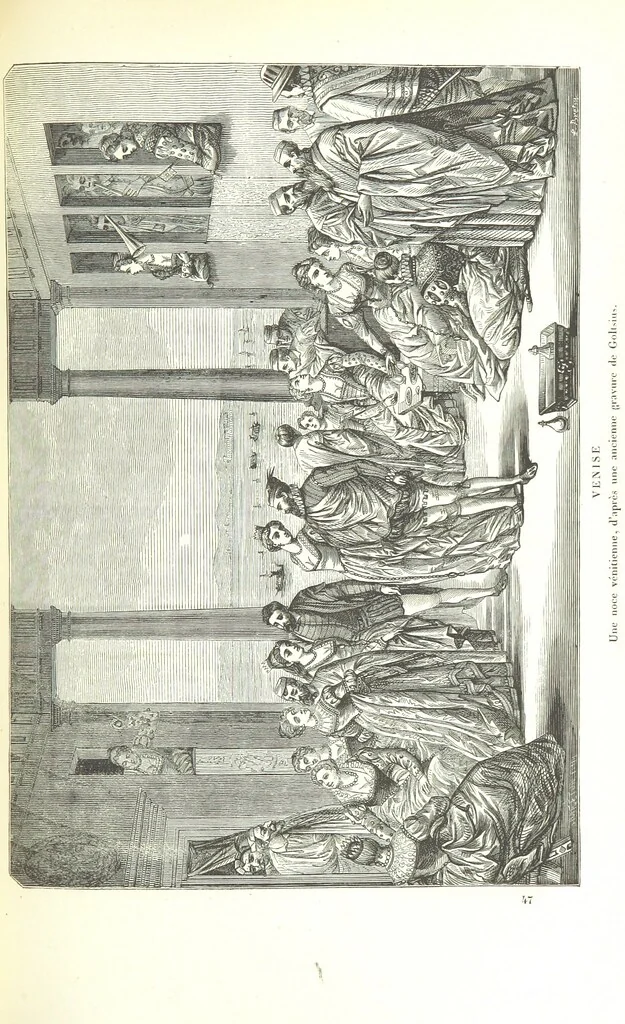 An illustration from Amsterdam et Venise. Ouvrage enrichi de sept eauxfortes par MM. L. Flameng et Gaucherel, et de cent vingt-quatre gravures sur bois, 1876, leaf 403