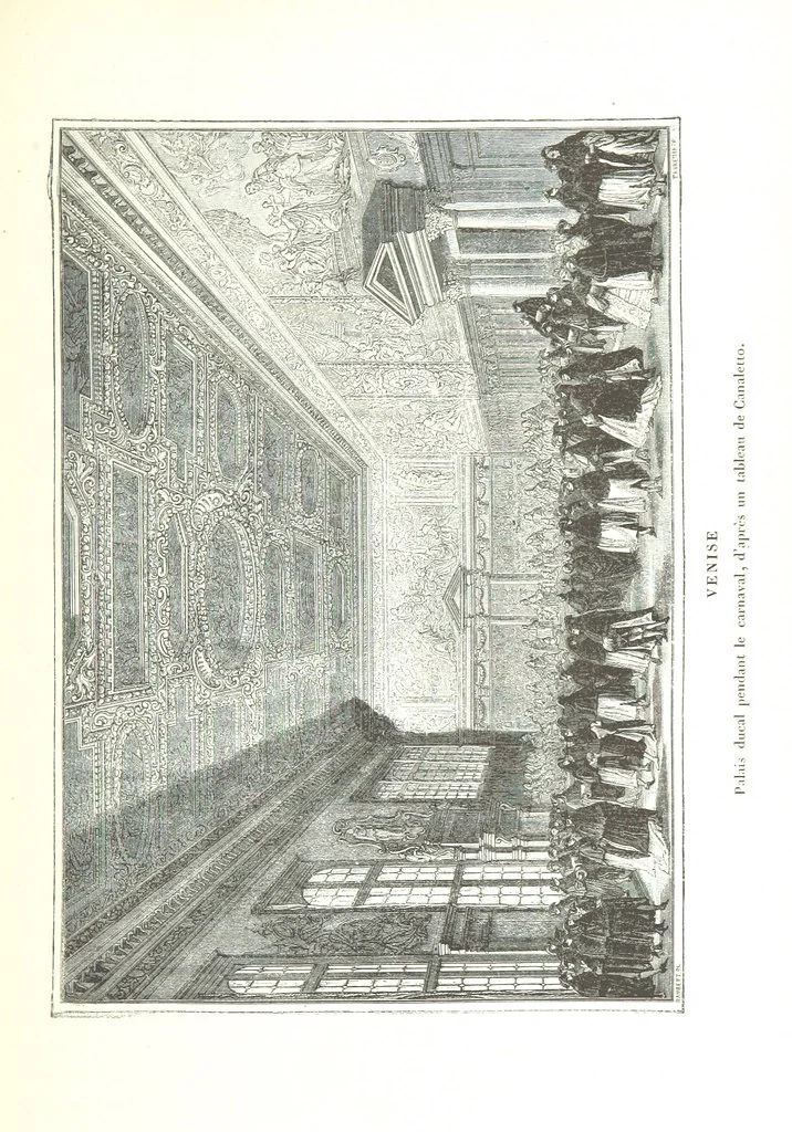 An illustration from Amsterdam et Venise. Ouvrage enrichi de sept eauxfortes par MM. L. Flameng et Gaucherel, et de cent vingt-quatre gravures sur bois, 1876, leaf 431