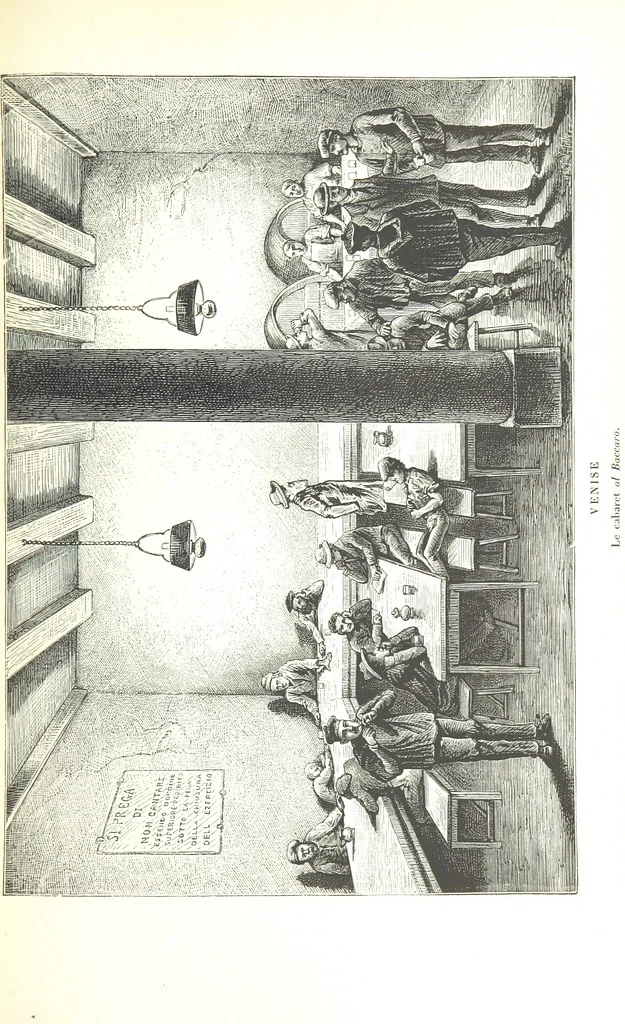 An illustration from Amsterdam et Venise. Ouvrage enrichi de sept eauxfortes par MM. L. Flameng et Gaucherel, et de cent vingt-quatre gravures sur bois, 1876, leaf 439