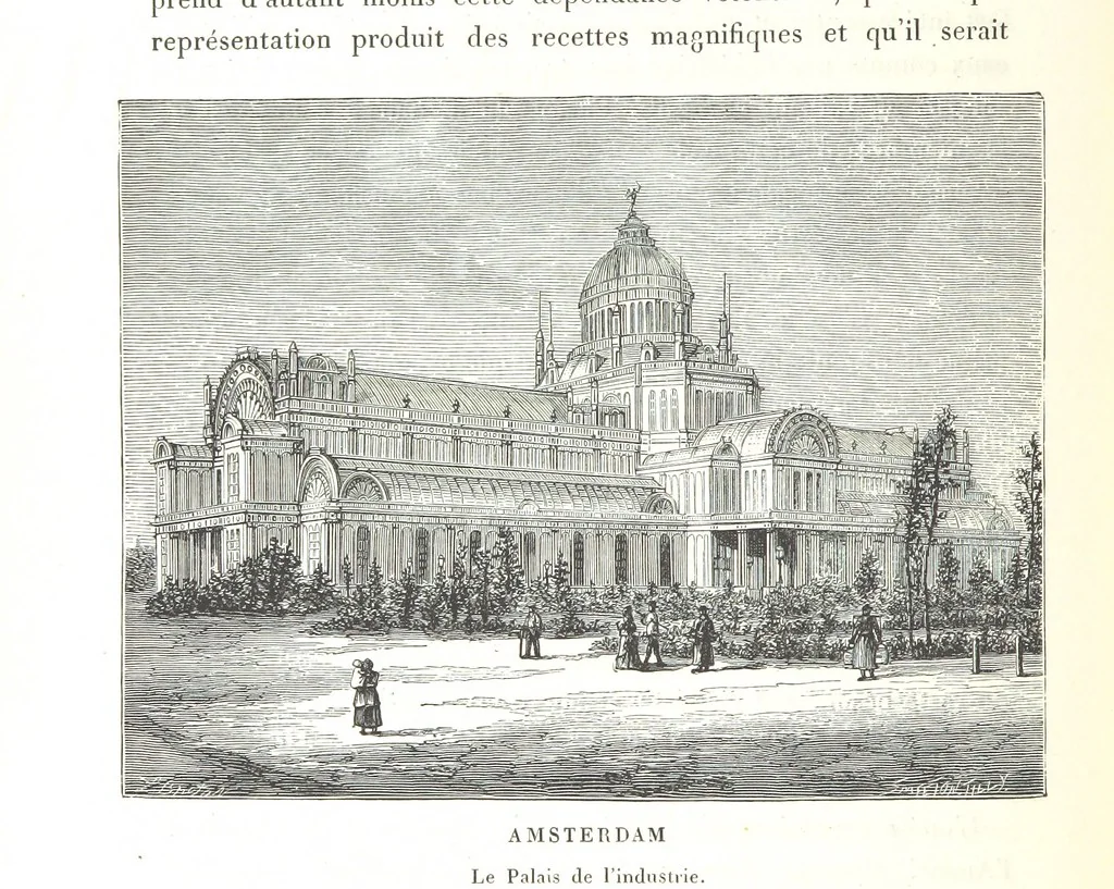 An illustration from Amsterdam et Venise. Ouvrage enrichi de sept eauxfortes par MM. L. Flameng et Gaucherel, et de cent vingt-quatre gravures sur bois, 1876, leaf 454