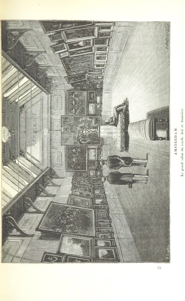 An illustration from Amsterdam et Venise. Ouvrage enrichi de sept eauxfortes par MM. L. Flameng et Gaucherel, et de cent vingt-quatre gravures sur bois, 1876, leaf 467