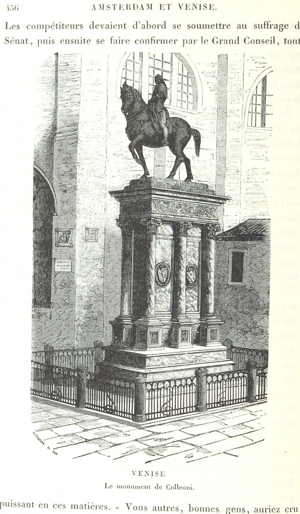 An illustration from Amsterdam et Venise. Ouvrage enrichi de sept eauxfortes par MM. L. Flameng et Gaucherel, et de cent vingt-quatre gravures sur bois, 1876, leaf 490