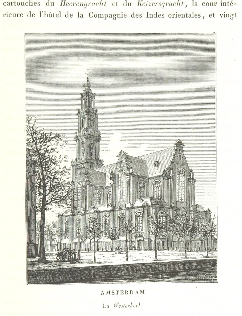 An illustration from Amsterdam et Venise. Ouvrage enrichi de sept eauxfortes par MM. L. Flameng et Gaucherel, et de cent vingt-quatre gravures sur bois, 1876, leaf 543