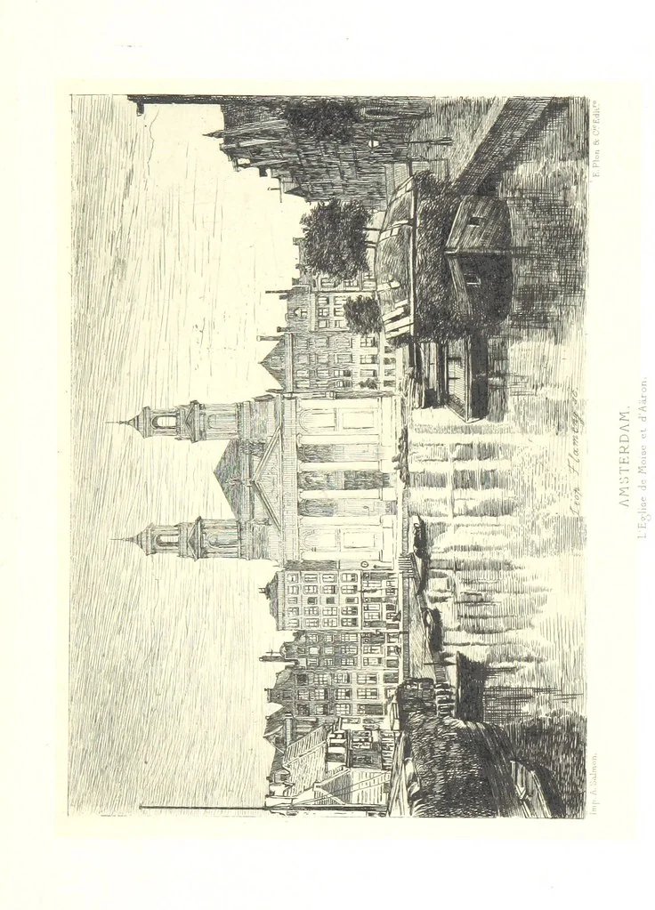An illustration from Amsterdam et Venise. Ouvrage enrichi de sept eauxfortes par MM. L. Flameng et Gaucherel, et de cent vingt-quatre gravures sur bois, 1876, leaf 547