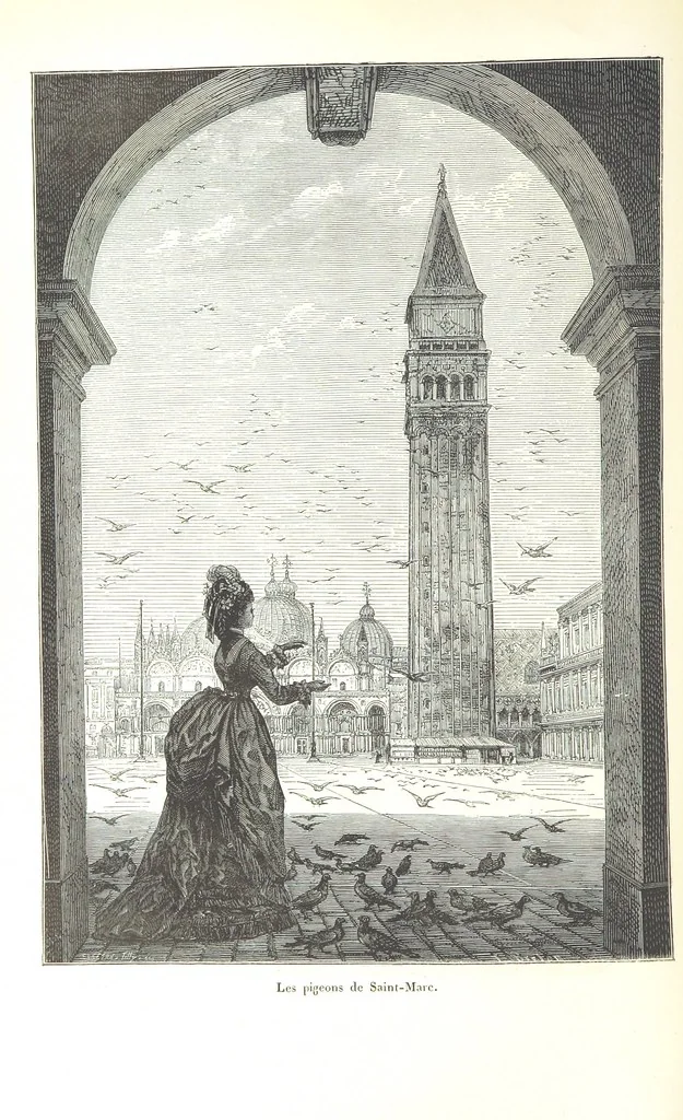 An illustration from Amsterdam et Venise. Ouvrage enrichi de sept eauxfortes par MM. L. Flameng et Gaucherel, et de cent vingt-quatre gravures sur bois, 1876, leaf 56