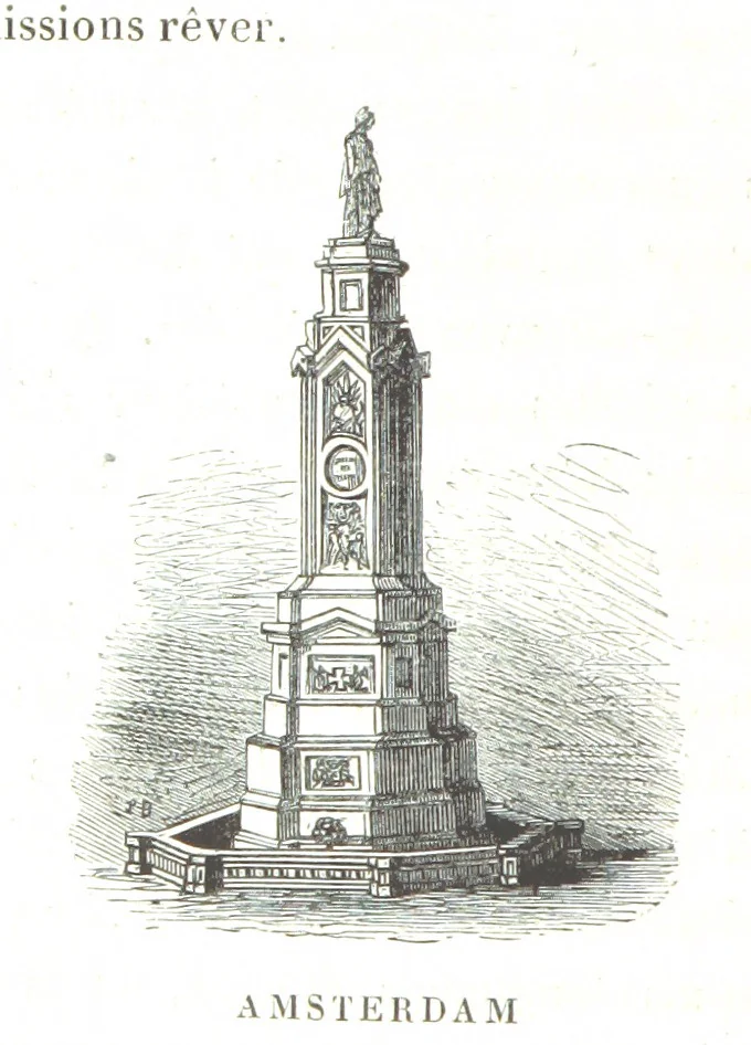 An illustration from Amsterdam et Venise. Ouvrage enrichi de sept eauxfortes par MM. L. Flameng et Gaucherel, et de cent vingt-quatre gravures sur bois, 1876, leaf 566