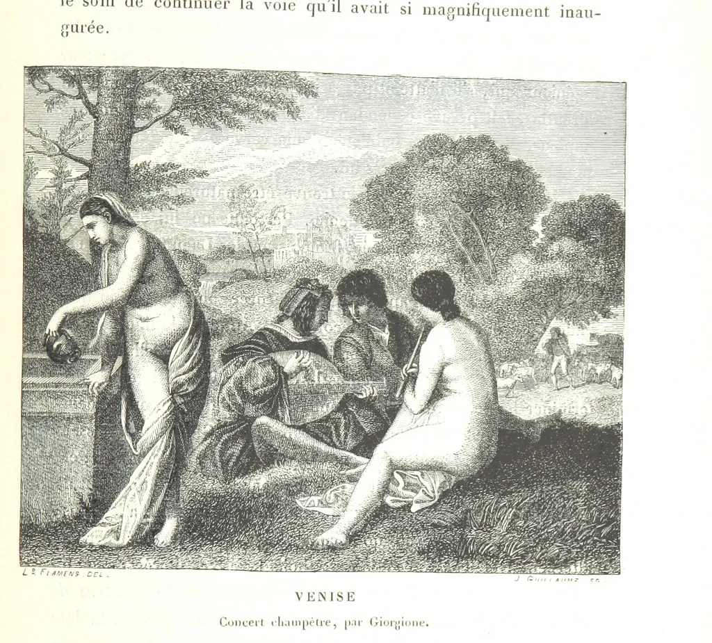 An illustration from Amsterdam et Venise. Ouvrage enrichi de sept eauxfortes par MM. L. Flameng et Gaucherel, et de cent vingt-quatre gravures sur bois, 1876, leaf 597