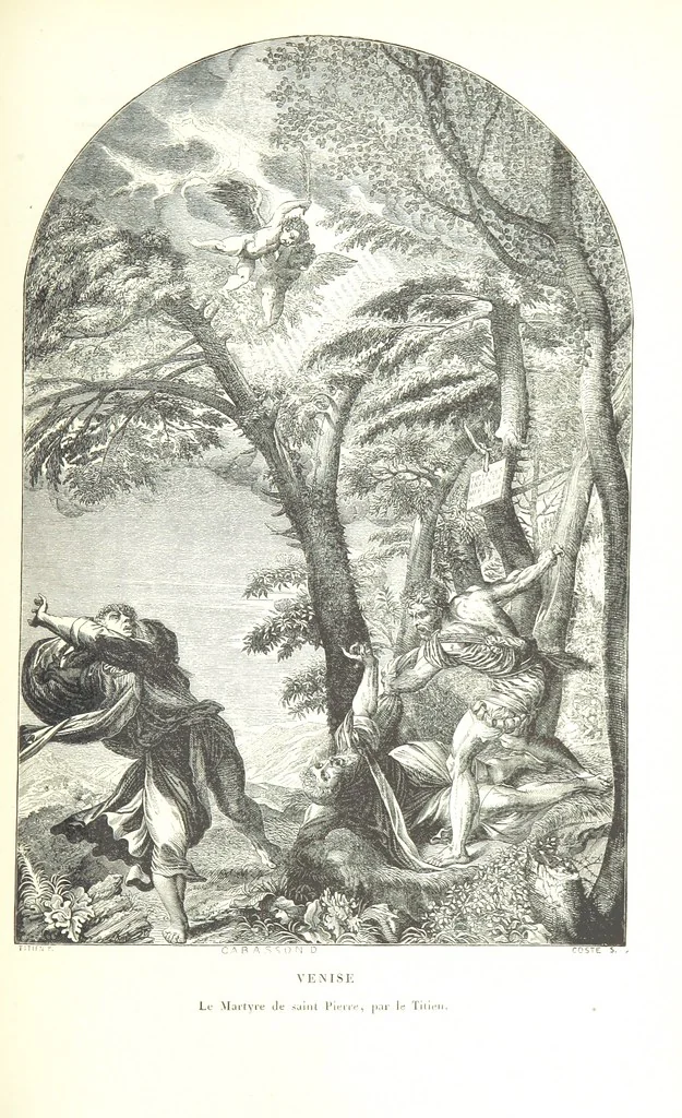An illustration from Amsterdam et Venise. Ouvrage enrichi de sept eauxfortes par MM. L. Flameng et Gaucherel, et de cent vingt-quatre gravures sur bois, 1876, leaf 601