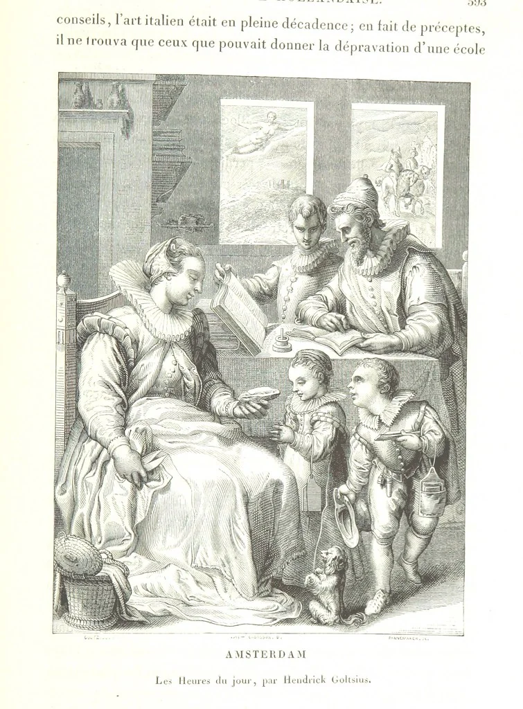 An illustration from Amsterdam et Venise. Ouvrage enrichi de sept eauxfortes par MM. L. Flameng et Gaucherel, et de cent vingt-quatre gravures sur bois, 1876, leaf 629