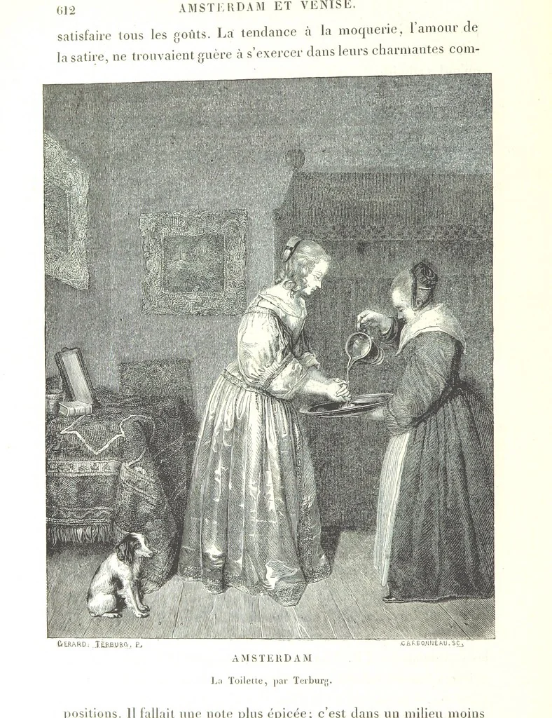An illustration from Amsterdam et Venise. Ouvrage enrichi de sept eauxfortes par MM. L. Flameng et Gaucherel, et de cent vingt-quatre gravures sur bois, 1876, leaf 648