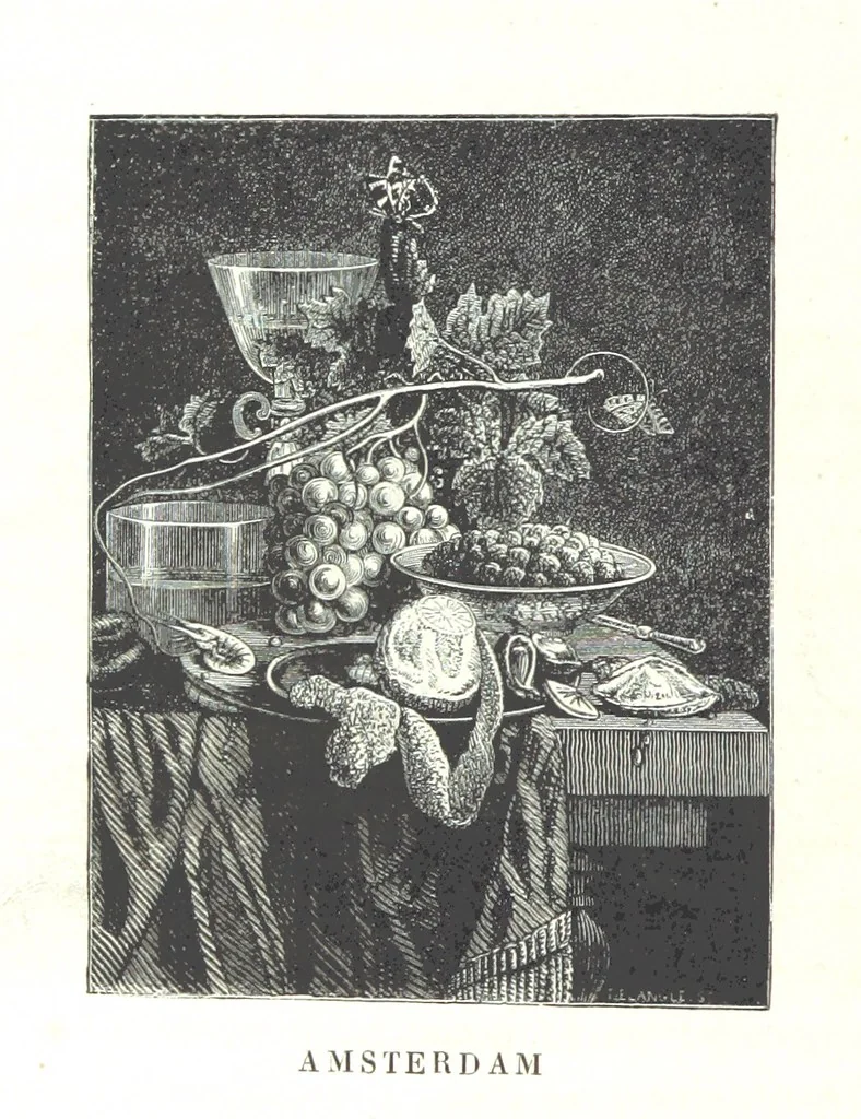 An illustration from Amsterdam et Venise. Ouvrage enrichi de sept eauxfortes par MM. L. Flameng et Gaucherel, et de cent vingt-quatre gravures sur bois, 1876, leaf 654