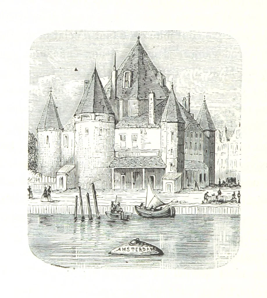 An illustration from Amsterdam et Venise. Ouvrage enrichi de sept eauxfortes par MM. L. Flameng et Gaucherel, et de cent vingt-quatre gravures sur bois, 1876, leaf 660