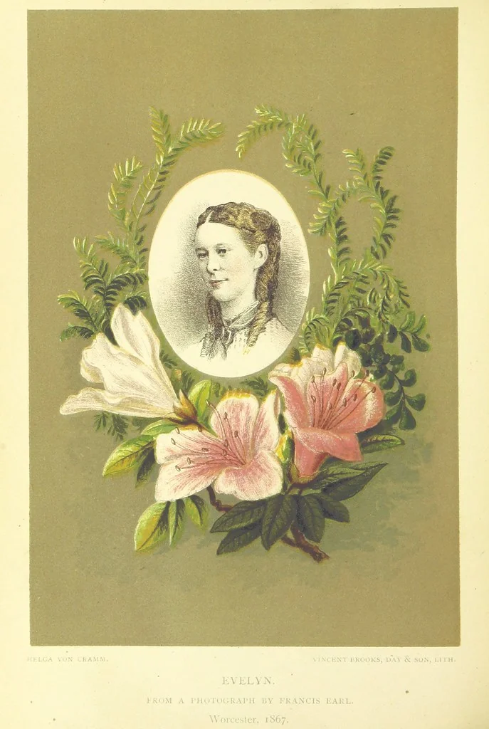 An illustration from Life Chords: comprising “Zenith,” “Loyal Responses,” and other poems. ... With ... illustrations by the Baroness H. von Cramm. [Edited by M. V. G. H., i.e. Maria V. G. Havergal, 1880, leaf 174