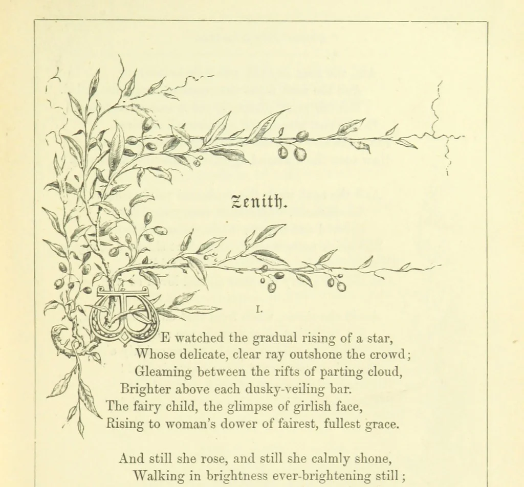 An illustration from Life Chords: comprising “Zenith,” “Loyal Responses,” and other poems. ... With ... illustrations by the Baroness H. von Cramm. [Edited by M. V. G. H., i.e. Maria V. G. Havergal, 1880, leaf 23