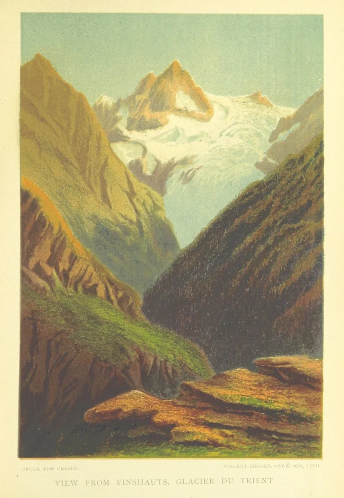 An illustration from Life Chords: comprising “Zenith,” “Loyal Responses,” and other poems. ... With ... illustrations by the Baroness H. von Cramm. [Edited by M. V. G. H., i.e. Maria V. G. Havergal, 1880, leaf 91