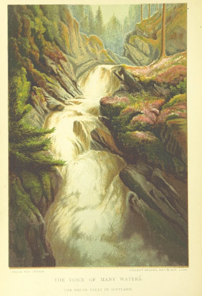 An illustration from Life Chords: comprising “Zenith,” “Loyal Responses,” and other poems. ... With ... illustrations by the Baroness H. von Cramm. [Edited by M. V. G. H., i.e. Maria V. G. Havergal, 1880, leaf 98
