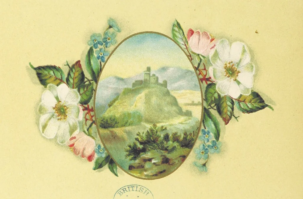 An illustration from Songs of the Master's Love. [With illuminated initial letters, etc, 1885, leaf 66
