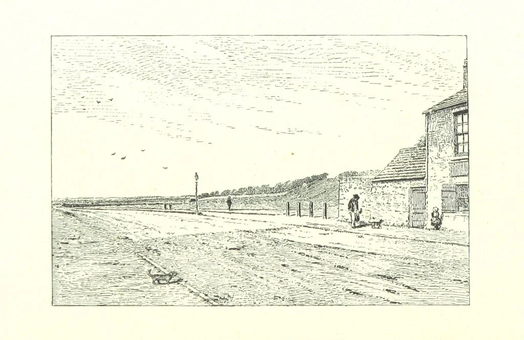 An illustration from Aberbrothock illustrated. Being the Round O etchings in miniature by John Adam. ... With ... notes by G. Hay, 1886, leaf 134