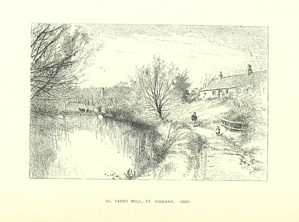 An illustration from Aberbrothock illustrated. Being the Round O etchings in miniature by John Adam. ... With ... notes by G. Hay, 1886, leaf 156