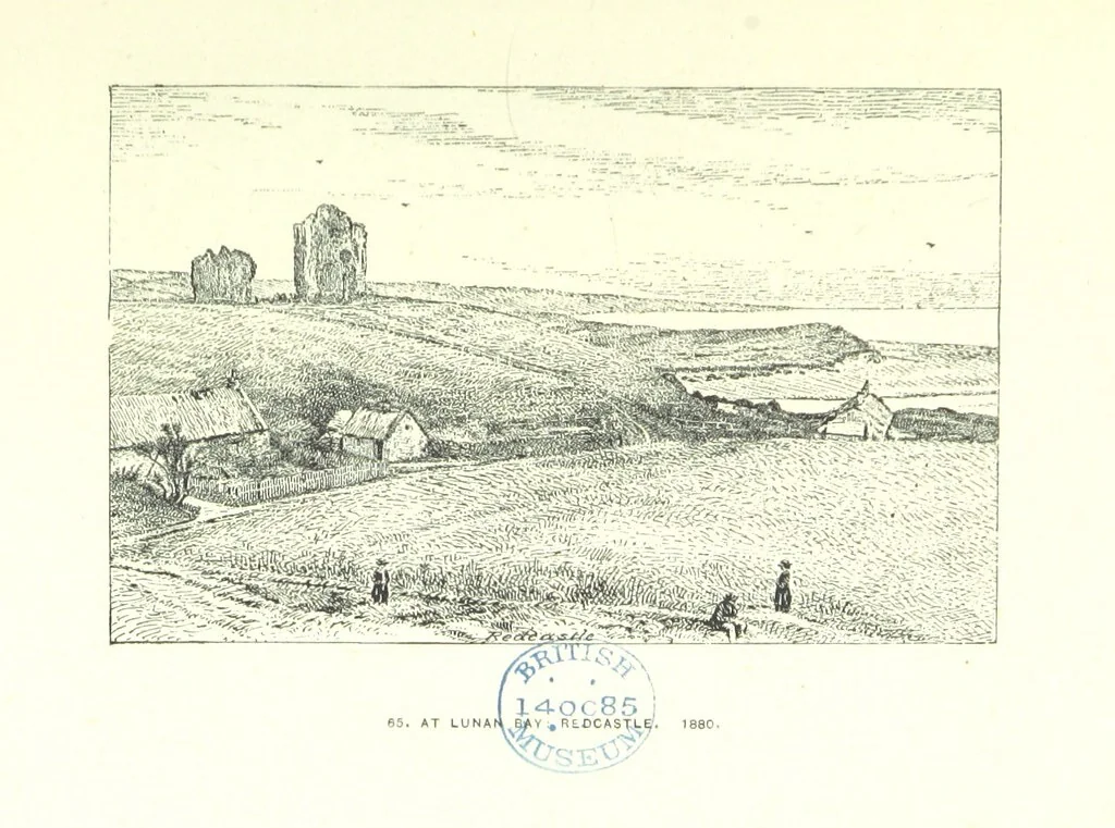 An illustration from Aberbrothock illustrated. Being the Round O etchings in miniature by John Adam. ... With ... notes by G. Hay, 1886, leaf 169