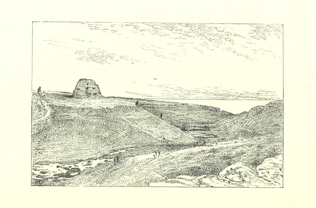 An illustration from Aberbrothock illustrated. Being the Round O etchings in miniature by John Adam. ... With ... notes by G. Hay, 1886, leaf 172