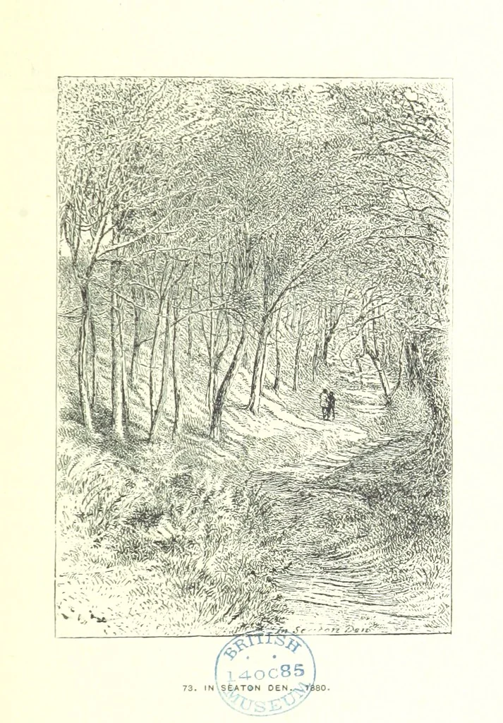 An illustration from Aberbrothock illustrated. Being the Round O etchings in miniature by John Adam. ... With ... notes by G. Hay, 1886, leaf 177
