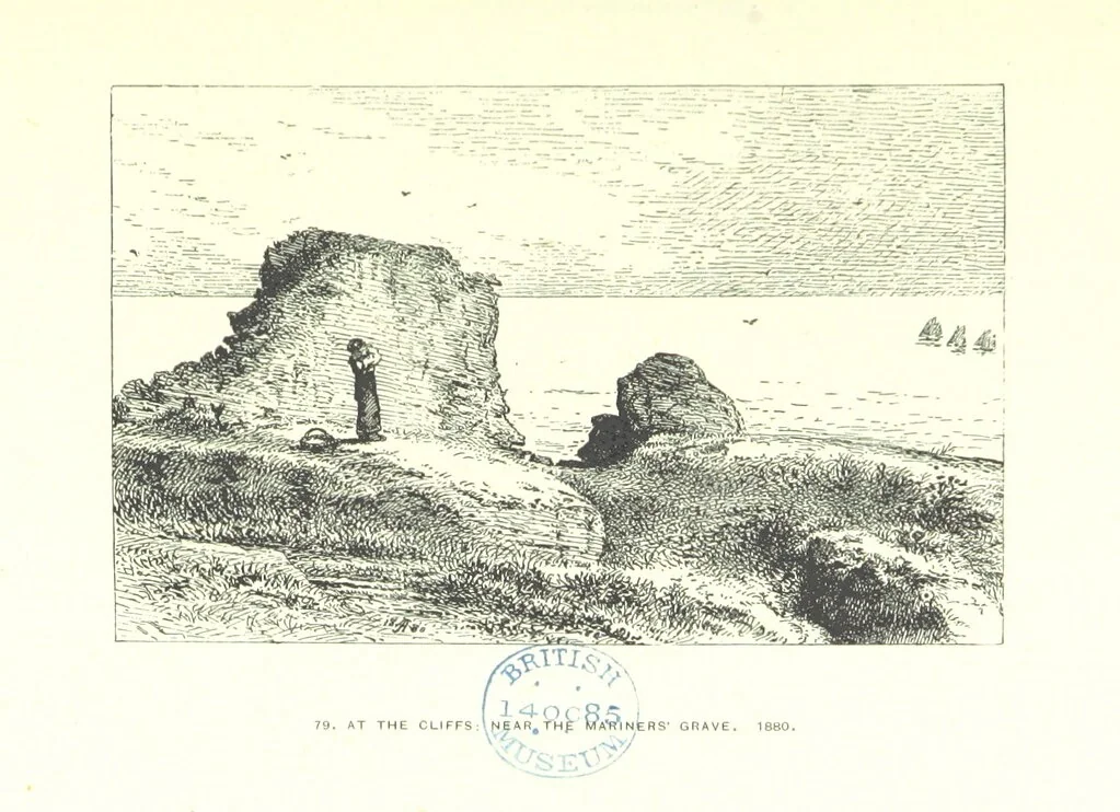 An illustration from Aberbrothock illustrated. Being the Round O etchings in miniature by John Adam. ... With ... notes by G. Hay, 1886, leaf 183