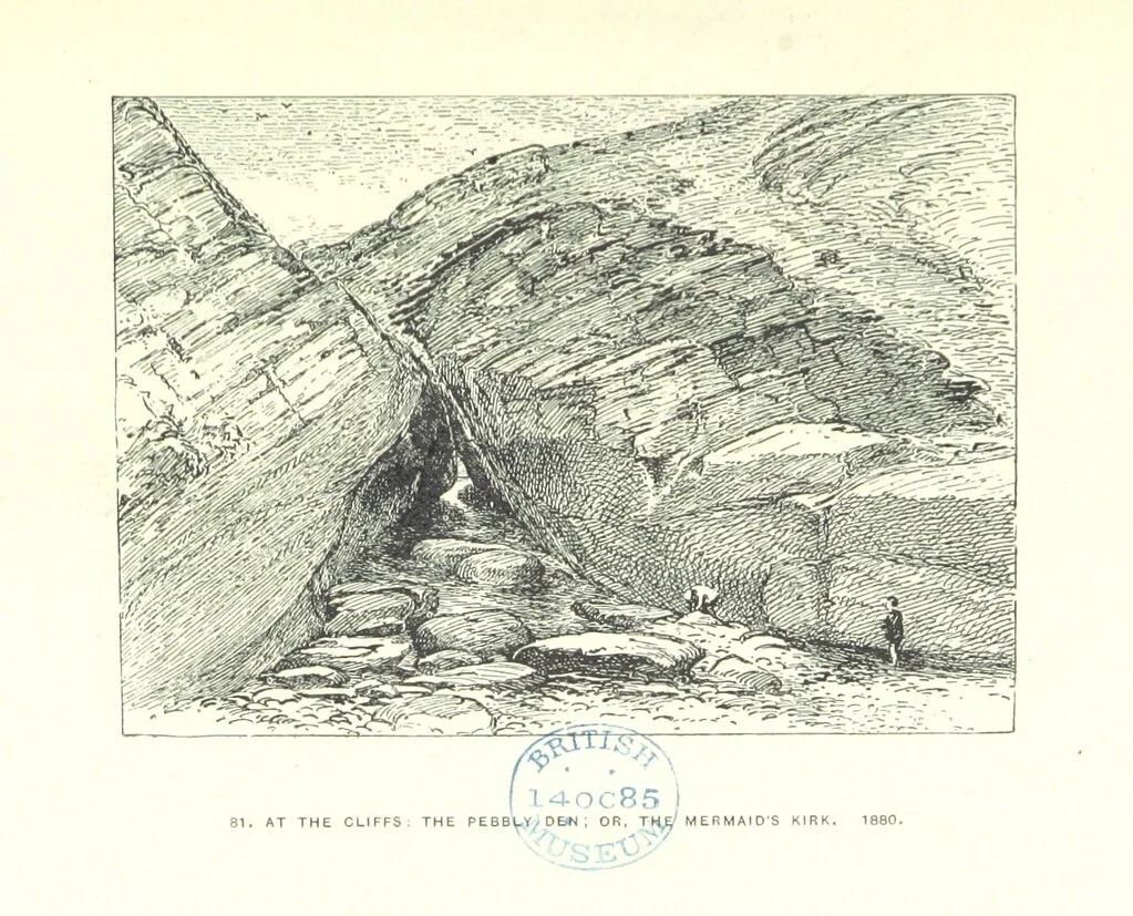 An illustration from Aberbrothock illustrated. Being the Round O etchings in miniature by John Adam. ... With ... notes by G. Hay, 1886, leaf 185