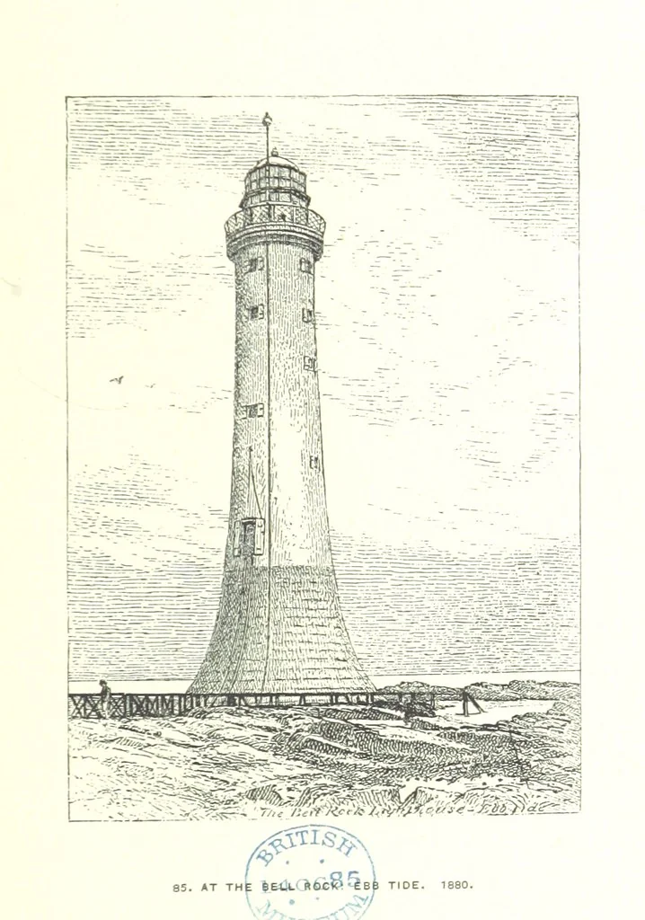 An illustration from Aberbrothock illustrated. Being the Round O etchings in miniature by John Adam. ... With ... notes by G. Hay, 1886, leaf 189