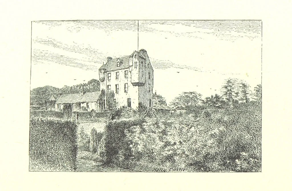 An illustration from Aberbrothock illustrated. Being the Round O etchings in miniature by John Adam. ... With ... notes by G. Hay, 1886, leaf 216