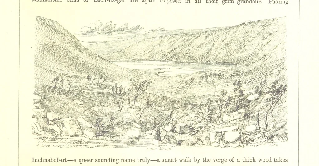 An illustration from The Scenery of the Dee, with pen and pencil. Illustrated by A. Gibb ..., further illustrated and described by J. M. H, 1884, leaf 119