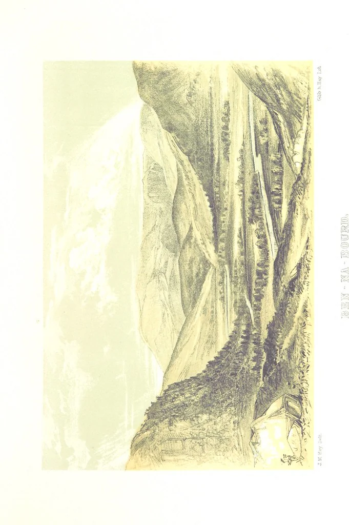 An illustration from The Scenery of the Dee, with pen and pencil. Illustrated by A. Gibb ..., further illustrated and described by J. M. H, 1884, leaf 133