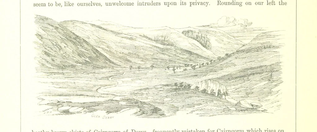 An illustration from The Scenery of the Dee, with pen and pencil. Illustrated by A. Gibb ..., further illustrated and described by J. M. H, 1884, leaf 154