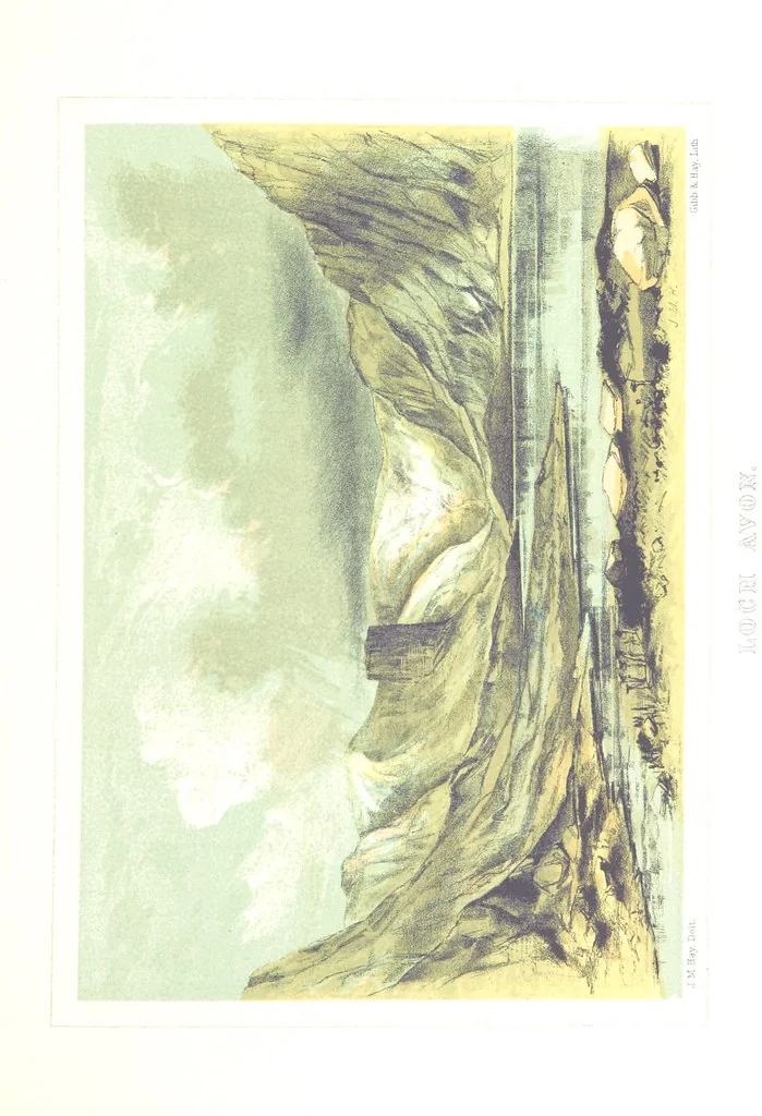 An illustration from The Scenery of the Dee, with pen and pencil. Illustrated by A. Gibb ..., further illustrated and described by J. M. H, 1884, leaf 163