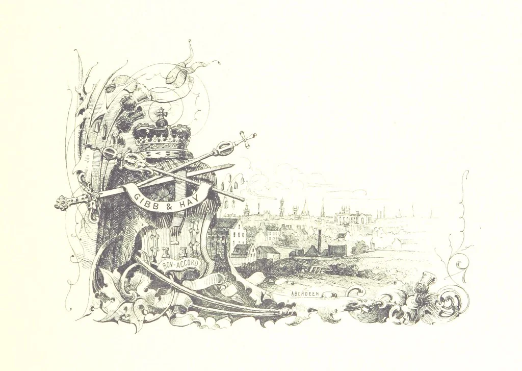An illustration from The Scenery of the Dee, with pen and pencil. Illustrated by A. Gibb ..., further illustrated and described by J. M. H, 1884, leaf 169