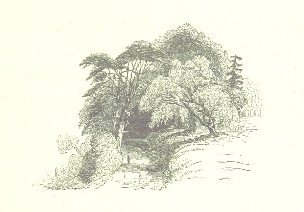 An illustration from The Scenery of the Dee, with pen and pencil. Illustrated by A. Gibb ..., further illustrated and described by J. M. H, 1884, leaf 17