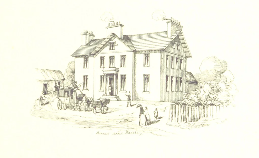 An illustration from The Scenery of the Dee, with pen and pencil. Illustrated by A. Gibb ..., further illustrated and described by J. M. H, 1884, leaf 19