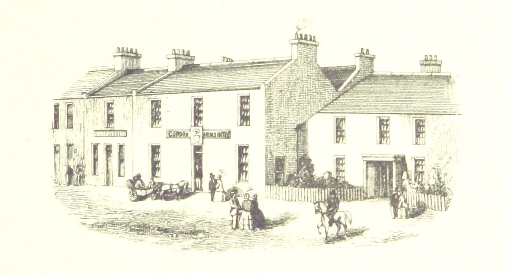 An illustration from The Scenery of the Dee, with pen and pencil. Illustrated by A. Gibb ..., further illustrated and described by J. M. H, 1884, leaf 23