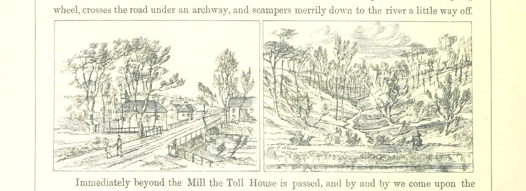 An illustration from The Scenery of the Dee, with pen and pencil. Illustrated by A. Gibb ..., further illustrated and described by J. M. H, 1884, leaf 32
