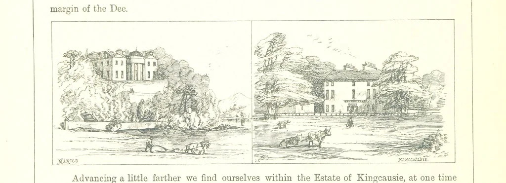 An illustration from The Scenery of the Dee, with pen and pencil. Illustrated by A. Gibb ..., further illustrated and described by J. M. H, 1884, leaf 36