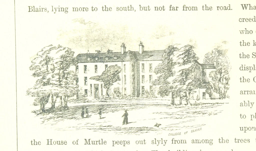 An illustration from The Scenery of the Dee, with pen and pencil. Illustrated by A. Gibb ..., further illustrated and described by J. M. H, 1884, leaf 36