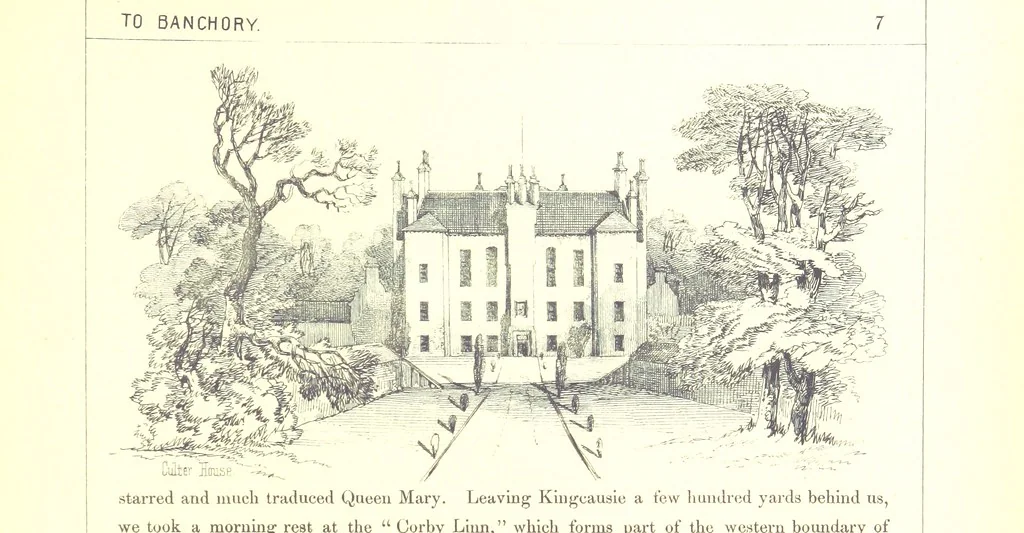 An illustration from The Scenery of the Dee, with pen and pencil. Illustrated by A. Gibb ..., further illustrated and described by J. M. H, 1884, leaf 39