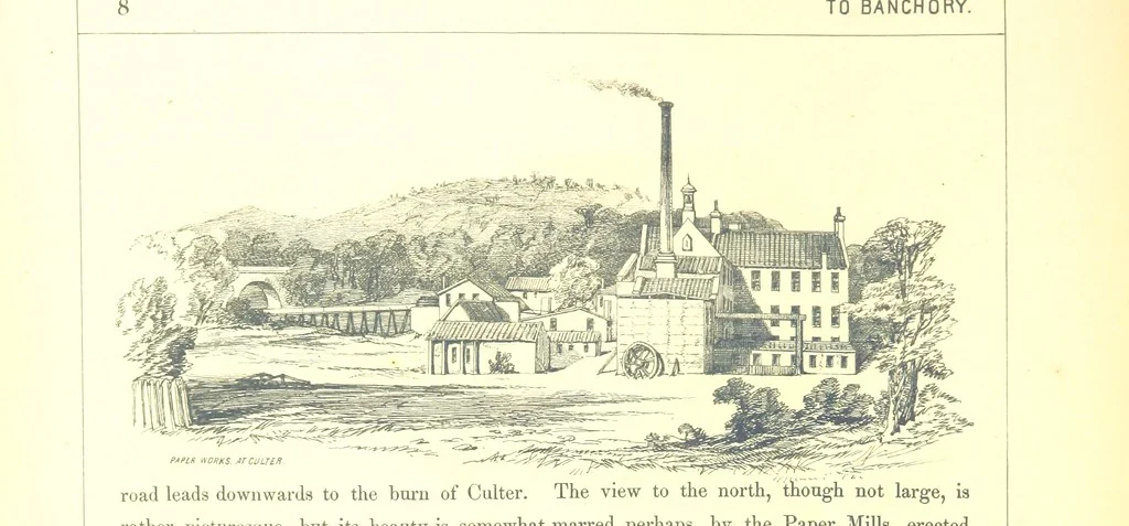An illustration from The Scenery of the Dee, with pen and pencil. Illustrated by A. Gibb ..., further illustrated and described by J. M. H, 1884, leaf 40