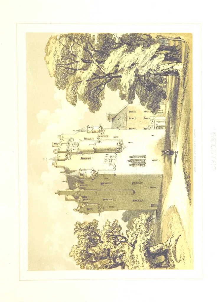 An illustration from The Scenery of the Dee, with pen and pencil. Illustrated by A. Gibb ..., further illustrated and described by J. M. H, 1884, leaf 45