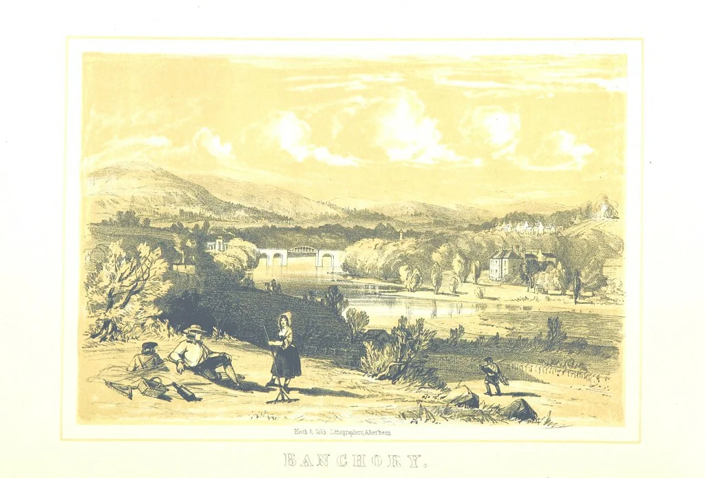 An illustration from The Scenery of the Dee, with pen and pencil. Illustrated by A. Gibb ..., further illustrated and described by J. M. H, 1884, leaf 48