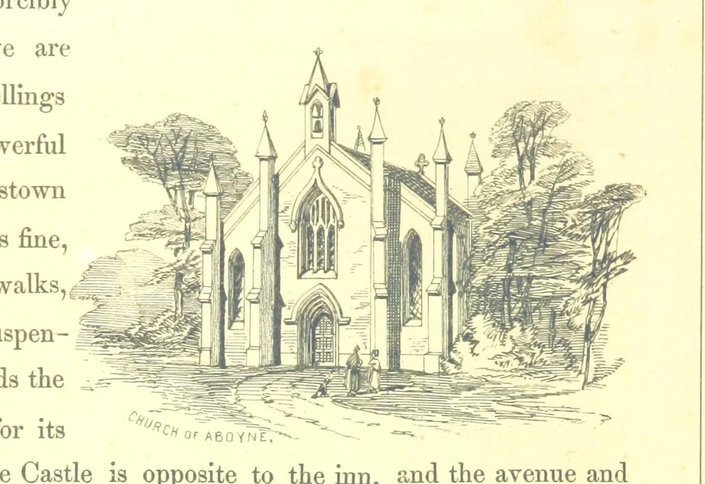 An illustration from The Scenery of the Dee, with pen and pencil. Illustrated by A. Gibb ..., further illustrated and described by J. M. H, 1884, leaf 62
