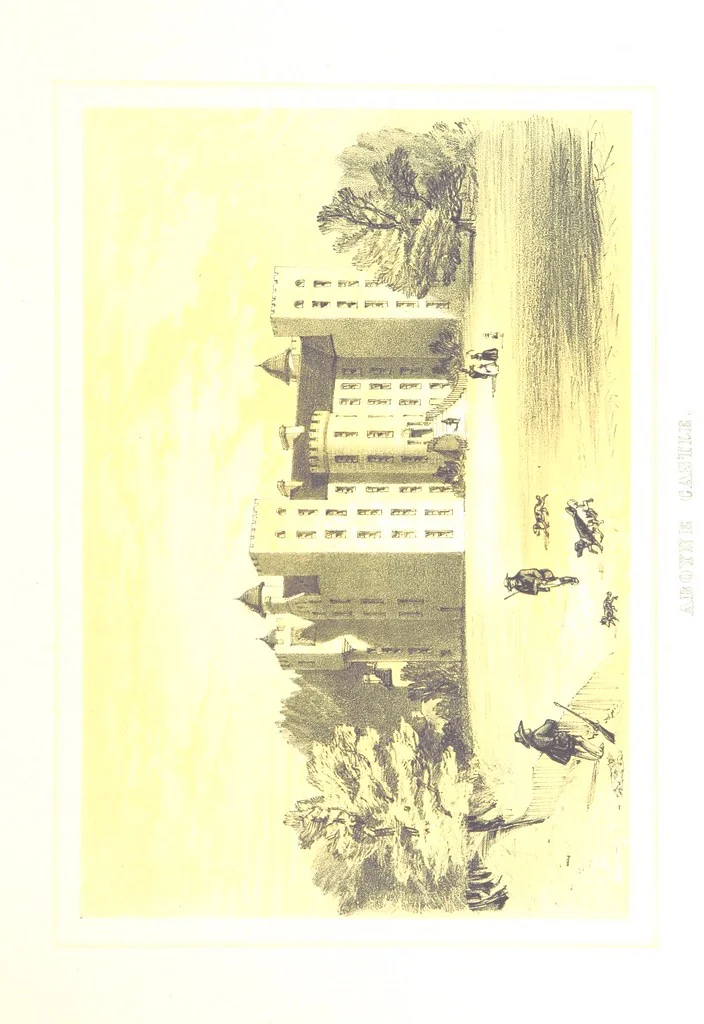 An illustration from The Scenery of the Dee, with pen and pencil. Illustrated by A. Gibb ..., further illustrated and described by J. M. H, 1884, leaf 63